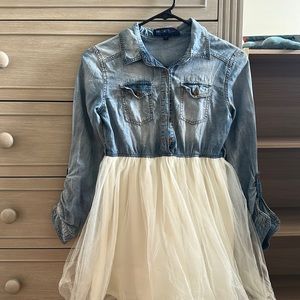 Blue jean Top Children Dress!
